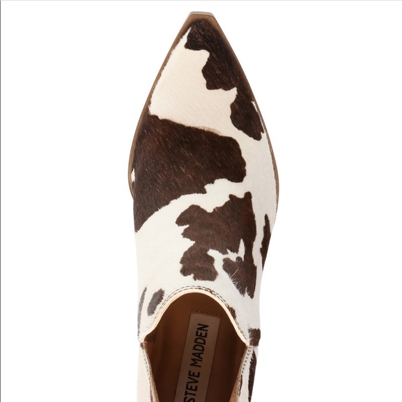 Steve Madden Alyse In Cow Hide Ankle 